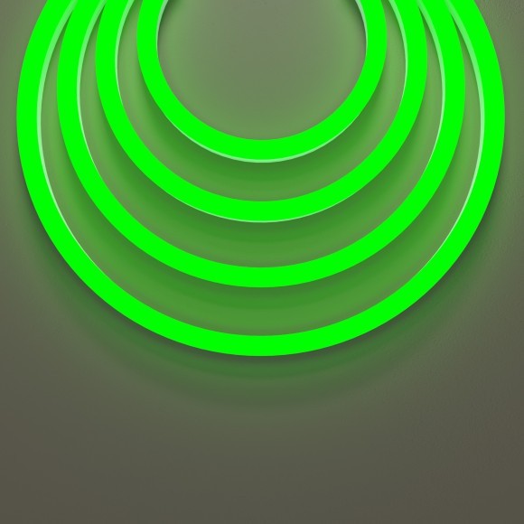 Гибкий неон Maytoni 25x13 220В 8Вт/м Green IP65 50м 201234 Гибкий неон Maytoni 25x13 220В 8Вт/м Green IP65 50м 201234