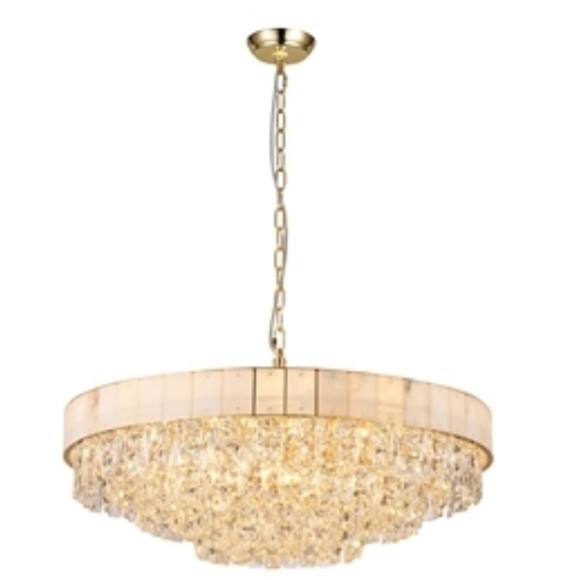 Хрустальная подвесная классическая люстра Favourite Raffinato 4783-28P Хрустальная подвесная классическая люстра Favourite Raffinato 4783-28P