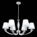 SL1756.103.06 Светильник подвесной ST-Luce Хром/Светло-серый E14 6*40W BELLO
