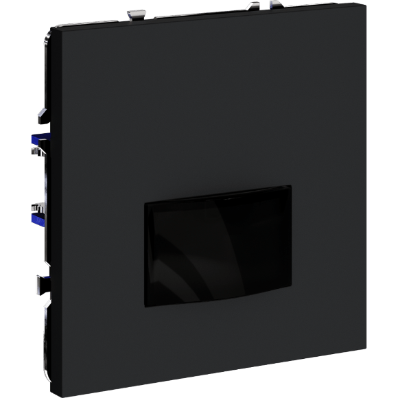 VLS070507 Датчик движения встраиваемый графитового цвета. Расстояние до 9 м, угол до 120°, мощность 500 Ватт VOLTUM S70 (графит)