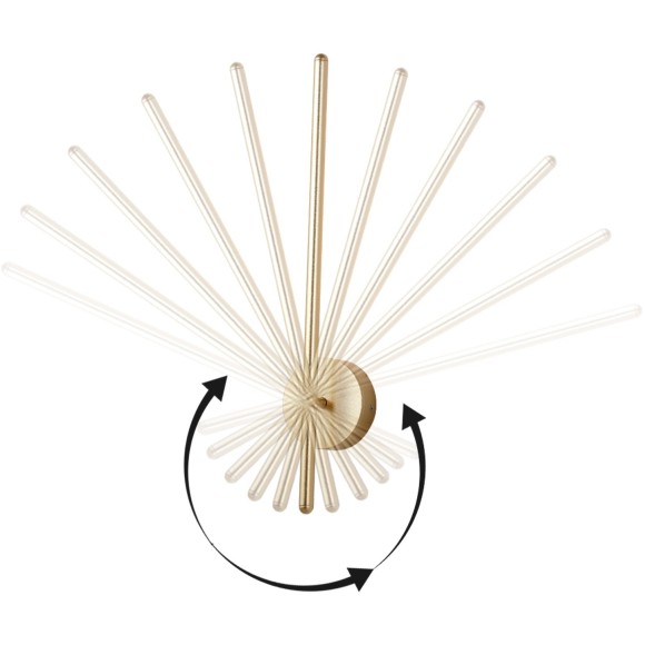 Бра Crystal Lux VERDE AP L700 GOLD NEW