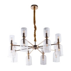 Подвесная люстра Arte Lamp CHARM A1623LM-16GO Подвесная люстра Arte Lamp CHARM A1623LM-16GO