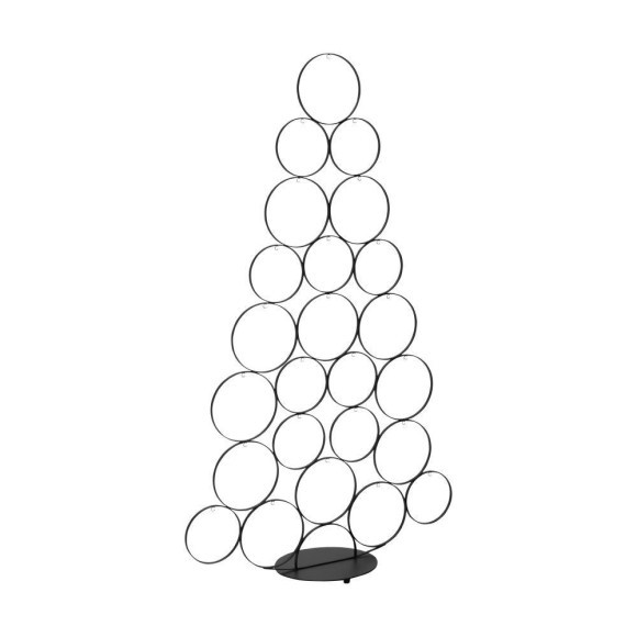 427395 BALLYMENA Рождественское украшение ель металл черный D220 H1090