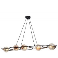 Подвесной светильник линейный Lussole LSP-8411 CHILTON IP21 под лампы 5xE14 200W