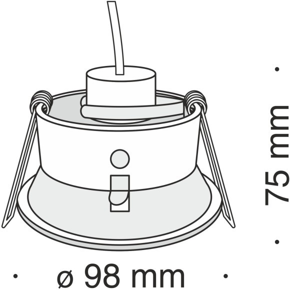 Встраиваемый светильник Maytoni DL030-2-01B Yin под лампу 1xGU10 50W Встраиваемый светильник Maytoni DL030-2-01B Yin под лампу 1xGU10 50W