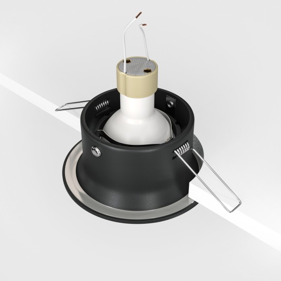 Встраиваемый светильник Maytoni DL030-2-01B Yin под лампу 1xGU10 50W Встраиваемый светильник Maytoni DL030-2-01B Yin под лампу 1xGU10 50W