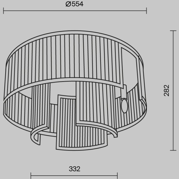 Потолочный светильник Maytoni MOD174CL-06G