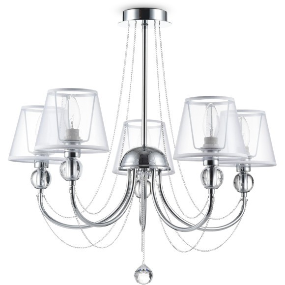 Люстра потолочная Freya FR5661-PL-05-CH Beverly под лампы 5xE14 40W