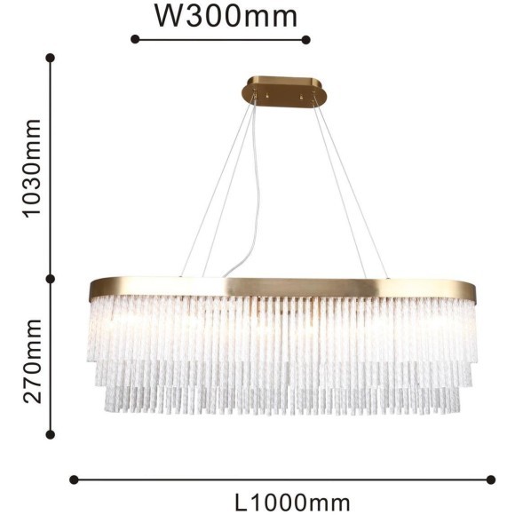 Подвесная люстра Bellinda 4189-14P