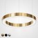 Люстра Light Ring Horizontal D60 Золото By Imperiumloft