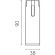 Светильник трековый 48V 6W 4000K 30° черный Due Hermes Lightstar 210047