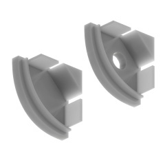 Arte Lamp SURFACE A161605E Комплект из 2 серых торцевых заглушек для накладного углового профиля A161605S и A161606S Arte Lamp SURFACE A161605E Комплект из 2 серых торцевых заглушек для накладного углового профиля A161605S и A161606S