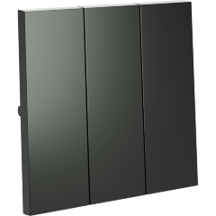 VLS000506 Клавиши для выключателя и переключателя трехклавишного титанового цвета VOLTUM S70 (титан)