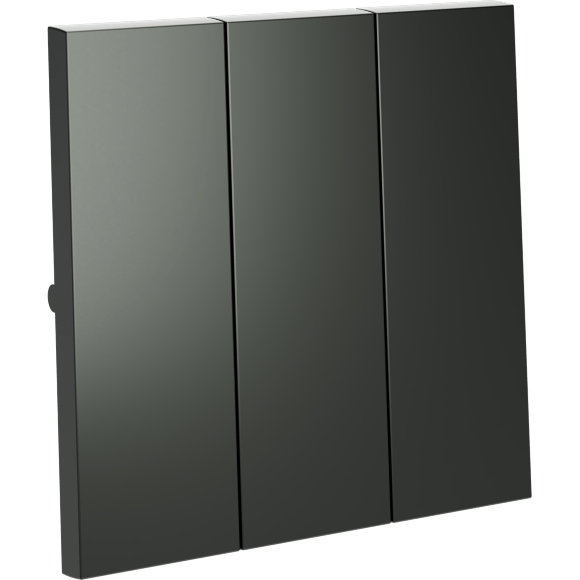 VLS000506 Клавиши для выключателя и переключателя трехклавишного титанового цвета VOLTUM S70 (титан)