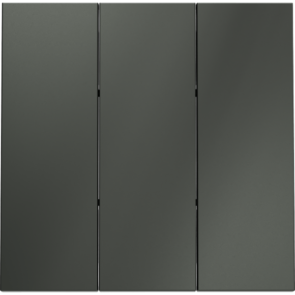 VLS000506 Клавиши для выключателя и переключателя трехклавишного титанового цвета VOLTUM S70 (титан)