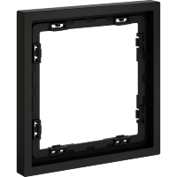 VLS100108 Рамка пластиковая для электрических изделий черного матового цвета VOLTUM серии S70 на 1 пост (черный матовый)