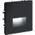 VLS070607 Подсветка светодиодная встраиваемая в подрозетник (без рамки) графитового цвета VOLTUM S70, 3000 Кельвинов, 1 Ватт, 120 Градусов (графит)