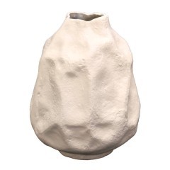 421068 SAKAI Декоративная ваза, алюминий, бежевый, H270, Ø210 421068 SAKAI Декоративная ваза, алюминий, бежевый, H270, Ø210