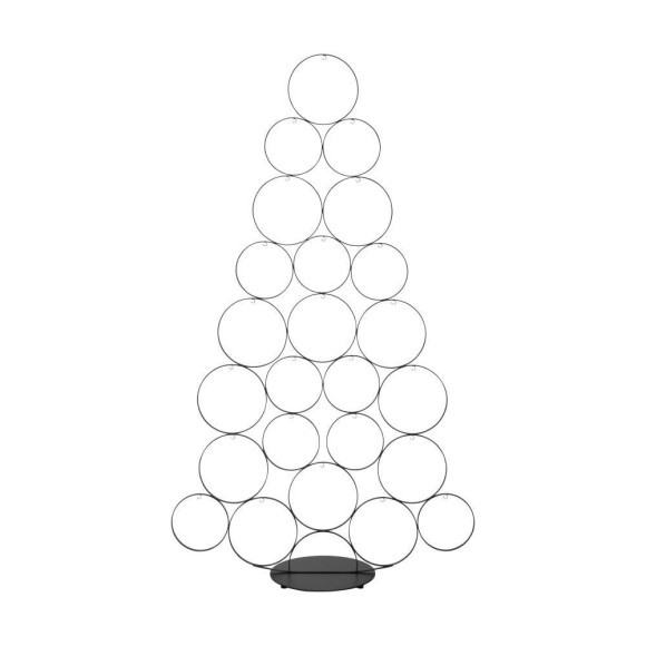 427396 BALLYMENA Рождественское украшение Ель металл коричневый D220