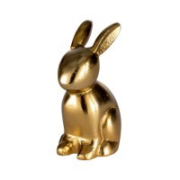 427311 Статуэтка Заяц VOHILAVA, L100, B65, H130, алюминий, золотой