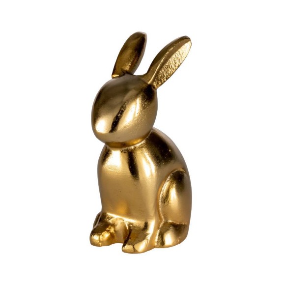 427311 Статуэтка Заяц VOHILAVA, L100, B65, H130, алюминий, золотой