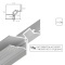 Arte Lamp GAP A670233 Теневой профиль - парящий потолок, 2м, белый, монтаж в ГКЛ 12.5мм