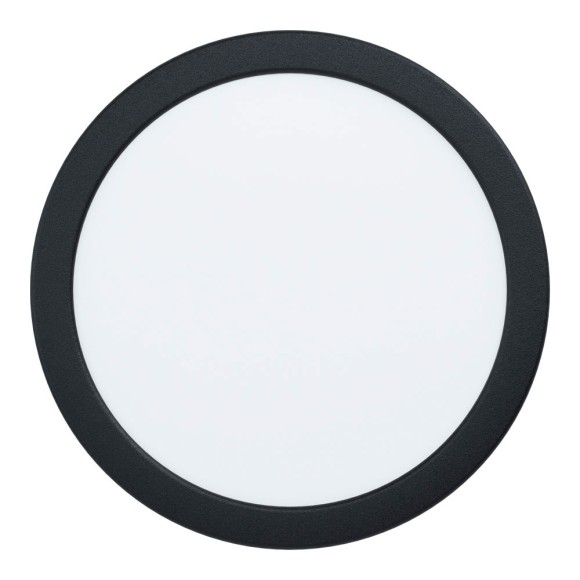 99159 Светодиодный встраиваемый светильник FUEVA 5, 17W (LED), ?216, ET26, 2100lm, 4000K, сталь, черный