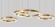 Люстра Light Ring Horizontal D50 Золото By Imperiumloft