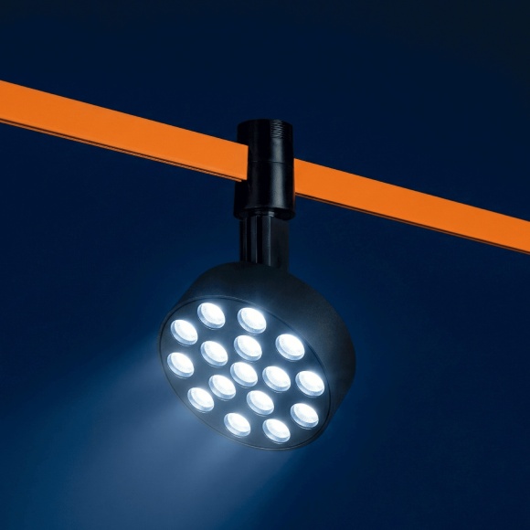 Светильник трековый 48V 6W 4000K 24° черный Due Hermes Lightstar 210747