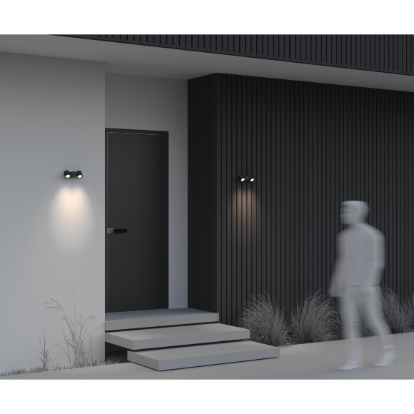 Уличный настенный спот влагозащищенный Outdoor O010WL-02B