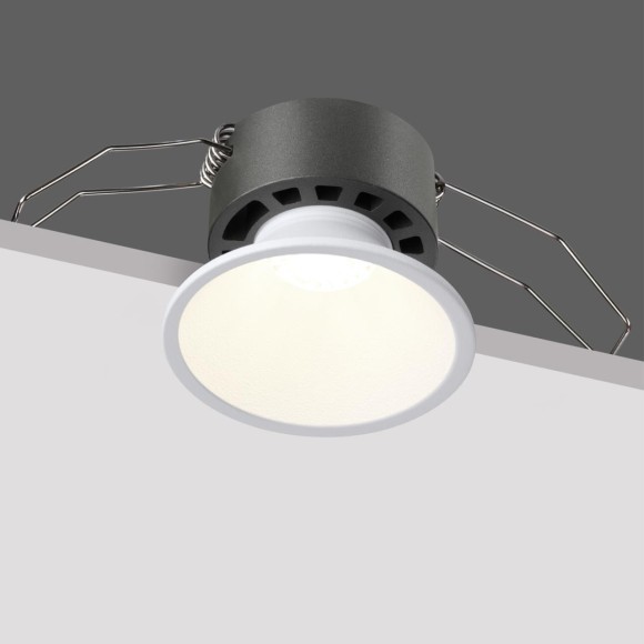 359848 Белый встраиваемый светильник с перекл. цветовой темп. и антибликовым фильтром 7Вт 565Лм 2700;3200;4000К UGR19 CRI90 36° IP20 Novotech NOVA 359848 Белый встраиваемый светильник с перекл. цветовой темп. и антибликовым фильтром 7Вт 565Лм 2700;3200;4000К UGR19 CRI90 36° IP20 Novotech NOVA