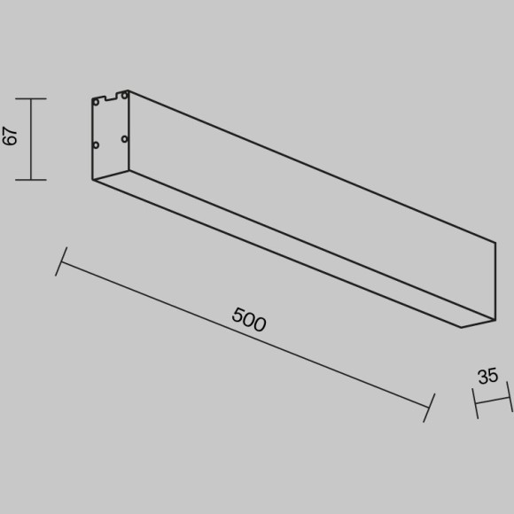 Линейный светильник Technical LL311033 Линейный светильник Technical LL311033