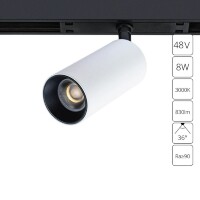 A7280PL-1WH Трековый магнитный светодиодный светильник Arte Lamp Optima CRI90+ 3000К 830Лм 36° 8Вт