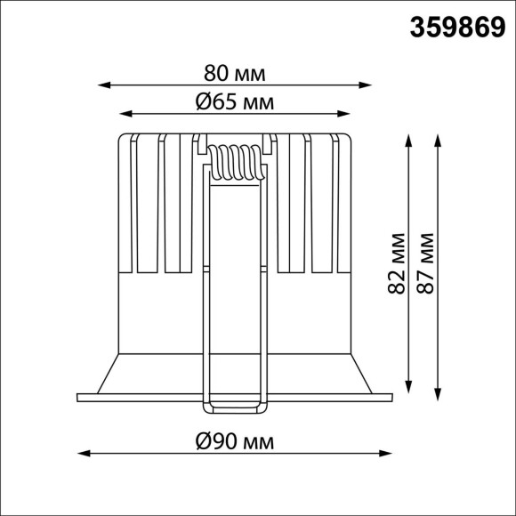 Novotech BRILLO 359869 Белый круглый встраиваемый светильник диаметром 90мм, с CCT переключателем цветовой температуры LED 18Вт 1300Лм 40° CRI≥90 UGR≤16 3000-4000-6000К IP20 220V, коэффициент пульсации<1% Novotech BRILLO 359869 Белый круглый встраиваемый светильник диаметром 90мм, с CCT переключателем цветовой температуры LED 18Вт 1300Лм 40° CRI≥90 UGR≤16 3000-4000-6000К IP20 220V, коэффициент пульсации<1%