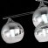 SLE106502-08 Светильник потолочный Черный, Хром/Хром, Прозрачный E27 8*60W GOCIA