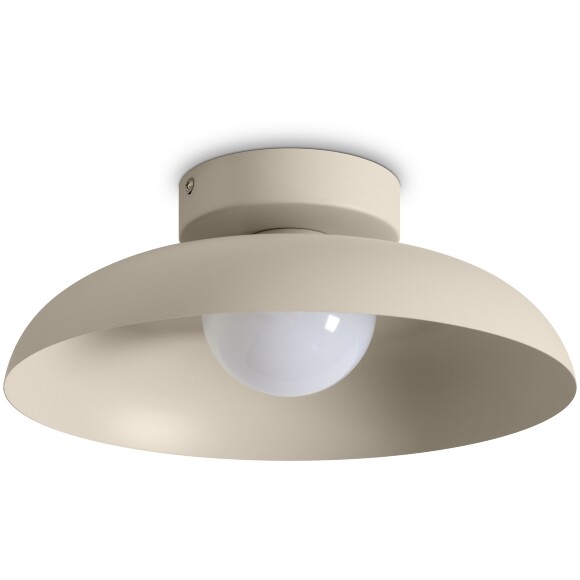 Freya Movement FR5602CL-L10W Потолочный светодиодный светильник диаметром 30см, с металлическим бежевым плафоном, CCT переключение цветовой температуры на драйвере, LED 10Вт 2700;3000;4000К CRI80 120° IP20 220В