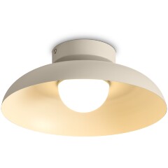 Freya Movement FR5602CL-L10W Потолочный светодиодный светильник диаметром 30см, с металлическим бежевым плафоном, CCT переключение цветовой температуры на драйвере, LED 10Вт 2700;3000;4000К CRI80 120° IP20 220В