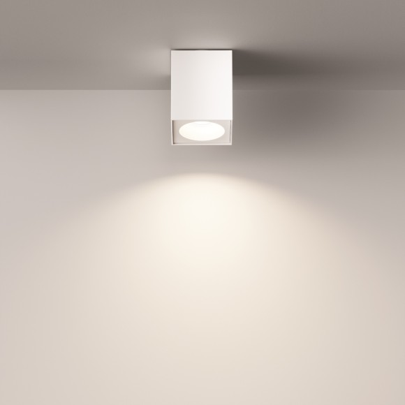 Уличный потолочный светильник Maytoni C030CL-01W Zoom IP65 под лампу 1xGU10 50W