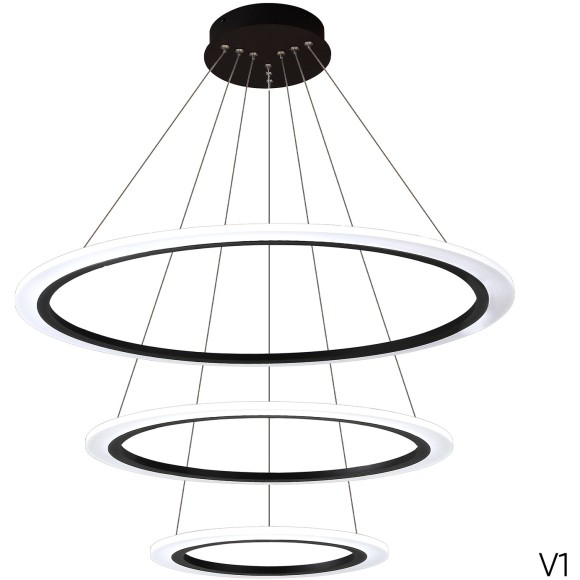 Люстра Crystal Lux MANZANA SP67W LED BLACK