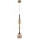 Светильник подвесной Crystal Lux LUX NEW SP1 C AMBER