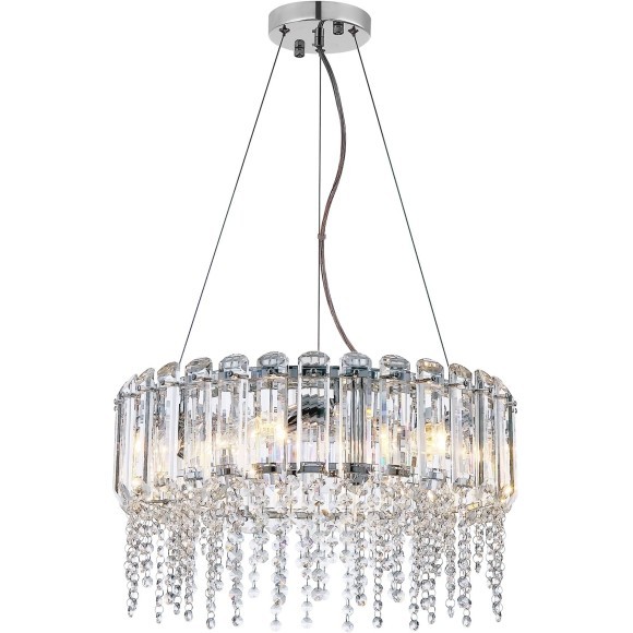 Подвесная люстра хрустальная Hail MOD097PL-06CH Подвесная люстра хрустальная Hail MOD097PL-06CH