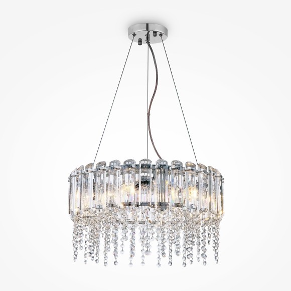 Подвесная люстра хрустальная Hail MOD097PL-06CH Подвесная люстра хрустальная Hail MOD097PL-06CH