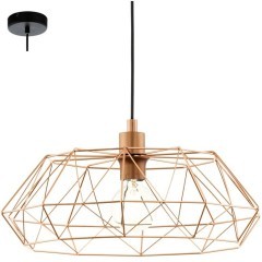 49488 Подвес CARLTON 2, 1x60W (E27), ?455, H1100, сталь, медный, черный кабель 49488 Подвес CARLTON 2, 1x60W (E27), ?455, H1100, сталь, медный, черный кабель