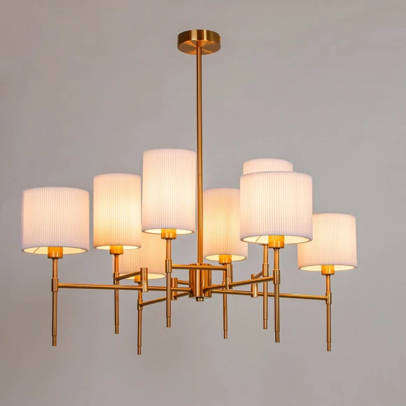 A4108LM-8PB Arte lamp DEBORA Подвесная люстра на штанге на 8 плафонов