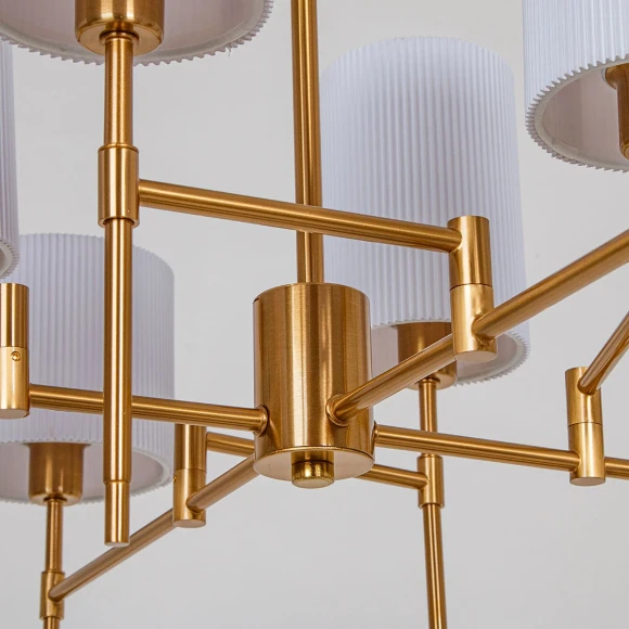 A4108LM-8PB Arte lamp DEBORA Подвесная люстра на штанге на 8 плафонов