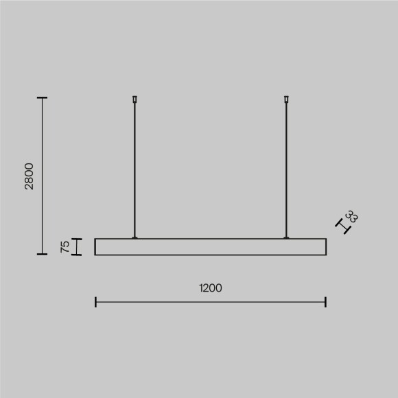 Подвесной светильник Maytoni P051PL-L40W4K