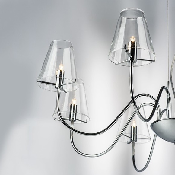 Люстра подвесная Lightstar 758084 Diafano под лампы 8xG9 320W