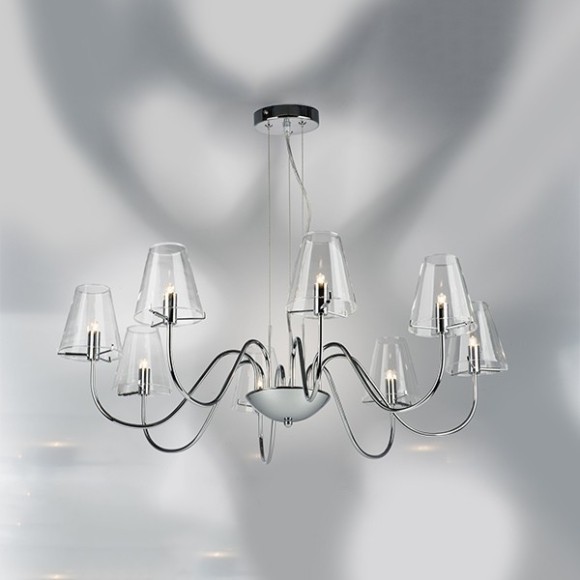 Люстра подвесная Lightstar 758084 Diafano под лампы 8xG9 320W