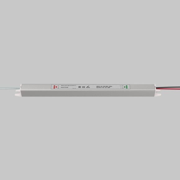 Maytoni PSL003-36W-12V-IP20 811017 Источник напряжения (блок питания/драйвер/трансформатор) тонкий 282x18x18мм, 220-12В 36Вт IP20