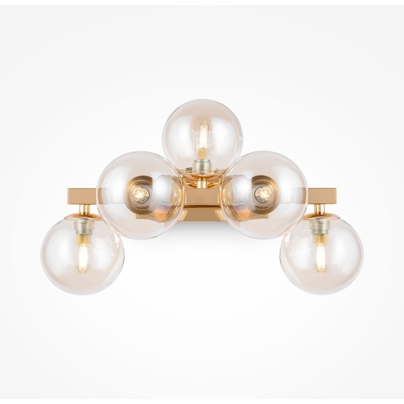 Настенный светильник с шарообразными плафонами Maytoni MOD547WL-05G